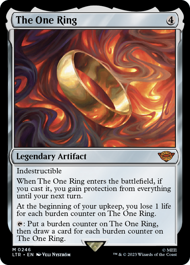 The One Ring (LTR-246) [The Lord of the Rings: Tales of Middle-earth] MTG Single Wizards of the Coast