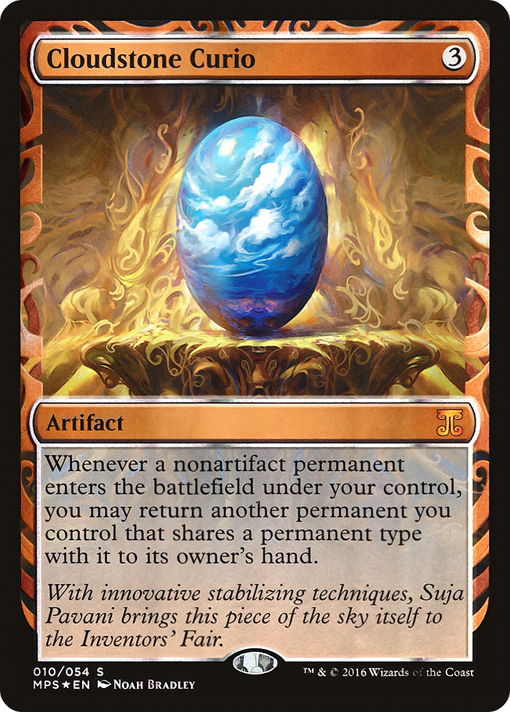 Cloudstone Curio (MPS-010) [Kaladesh Inventions] Foil MTG Single Wizards of the Coast