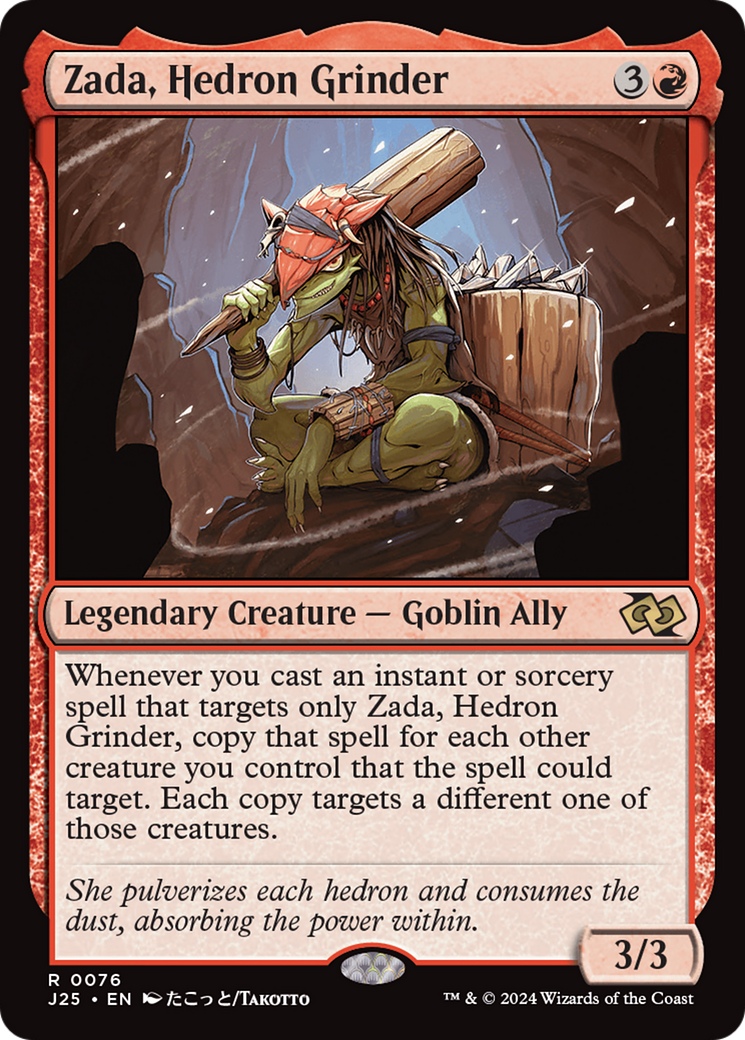 Zada, Hedron Grinder (Anime) (J25-076) [Foundations Jumpstart] MTG Single Wizards of the Coast