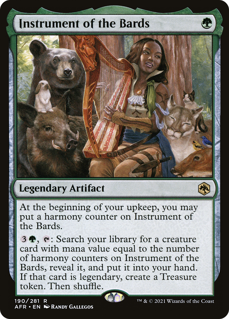 Instrument of the Bards (AFR-190) [Adventures in the Forgotten Realms] MTG Single Wizards of the Coast