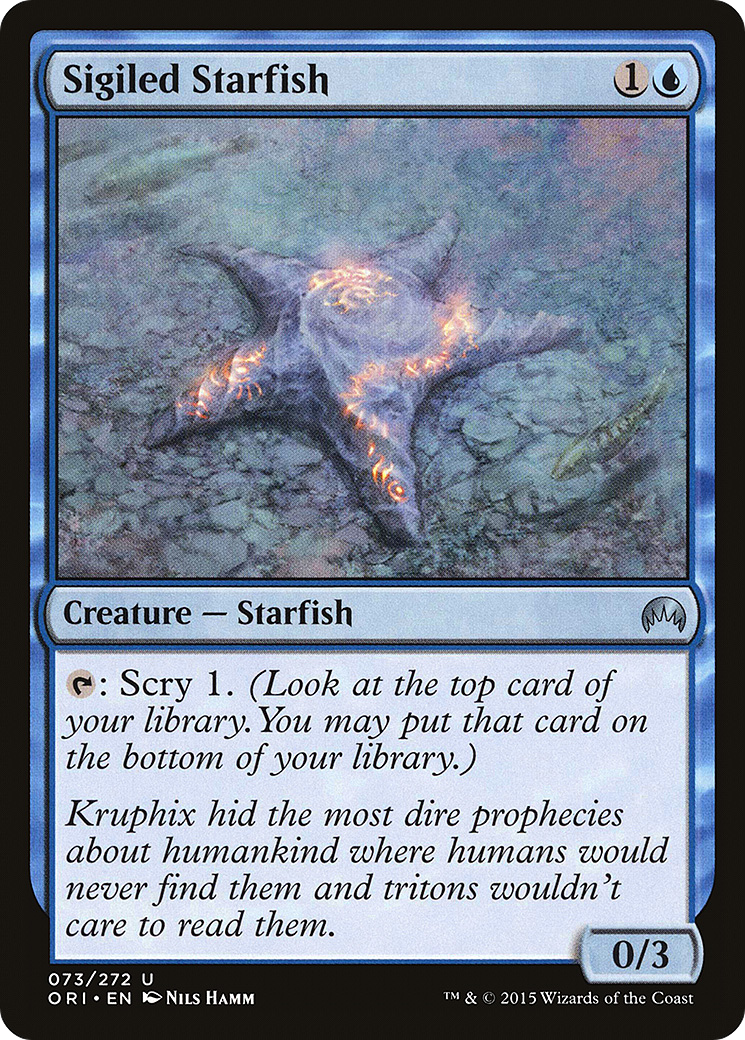 Sigiled Starfish (ORI-073) [Magic Origins] MTG Single Wizards of the Coast