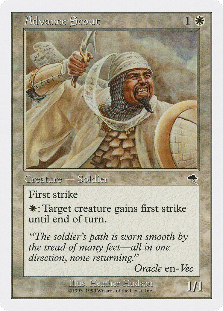 Advance Scout (BRB-002) [Misc] Battle Royale Box Set MTG Single Wizards of the Coast