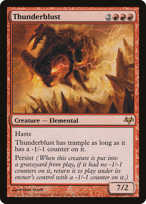 Thunderblust (EVE-063) [Eventide] MTG Single Wizards of the Coast
