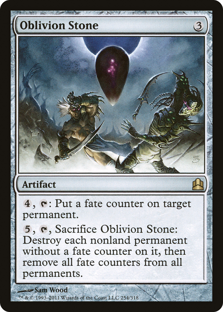 Oblivion Stone (CMD-254) [Commander 2011] MTG Single Wizards of the Coast