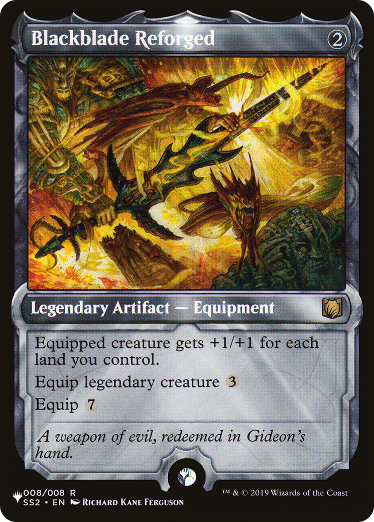Blackblade Reforged (LIST-008/008) [Mystery Booster] The List MTG Single Wizards of the Coast