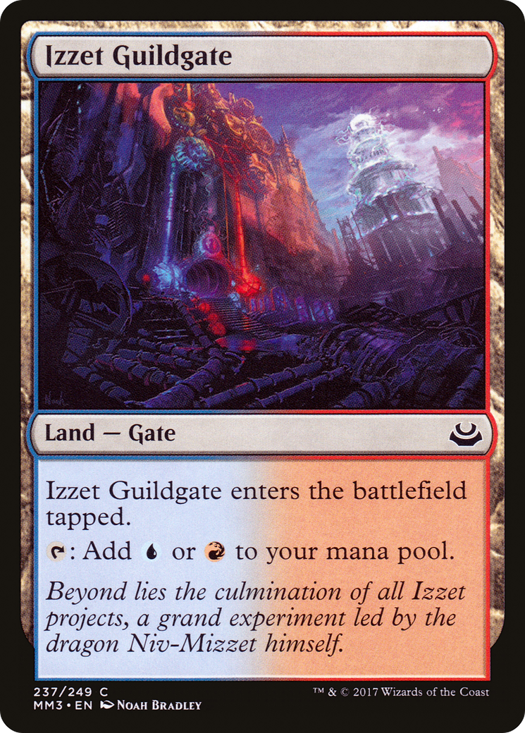 Izzet Guildgate (MM3-237) [Modern Masters 2017] MTG Single Modern Masters 2017