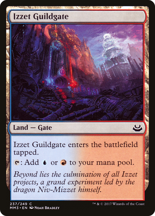 Izzet Guildgate (MM3-237) [Modern Masters 2017] MTG Single Modern Masters 2017