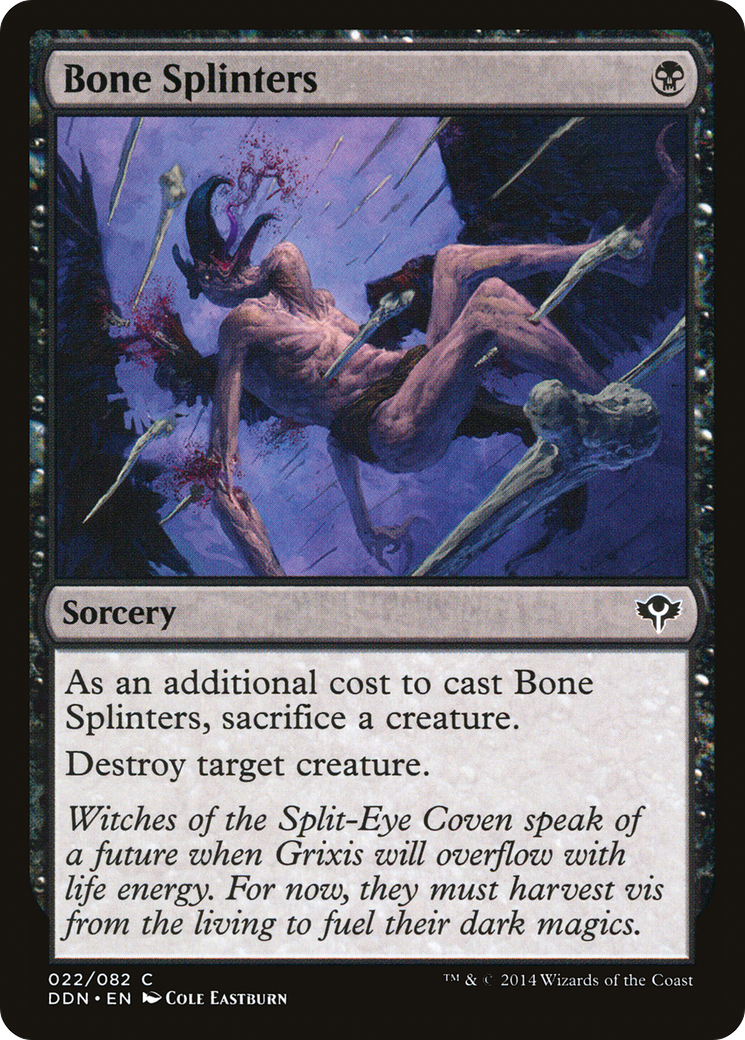 Bone Splinters (DDN-022) [Misc] Duel Decks: Speed vs. Cunning MTG Single Wizards of the Coast