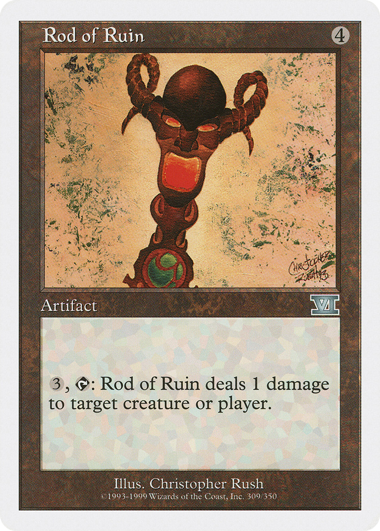 Rod of Ruin (6ED-309) [Classic Sixth Edition] MTG Single Wizards of the Coast