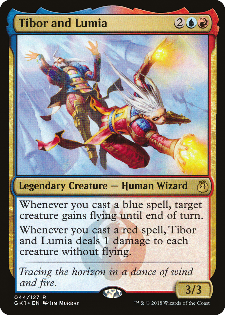 Tibor and Lumia (GR1-044) [Misc] GRN Guild Kit MTG Single Wizards of the Coast