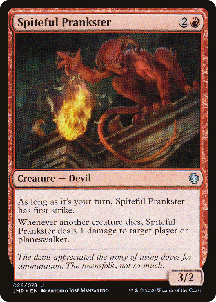 Spiteful Prankster (JMP-026) [Jumpstart] MTG Single Wizards of the Coast