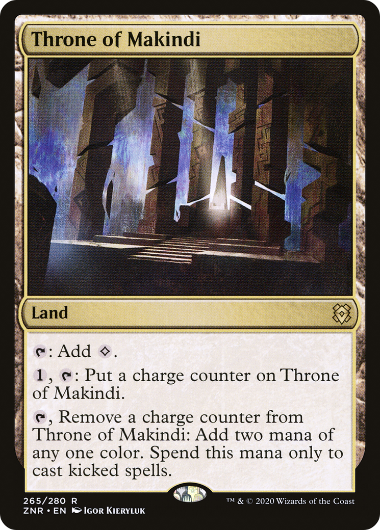 Throne of Makindi (ZNR-265) [Zendikar Rising] MTG Single Wizards of the Coast