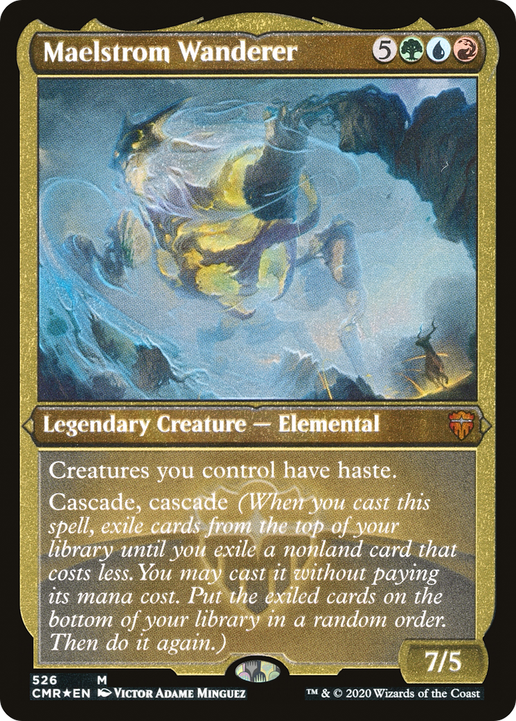 Maelstrom Wanderer (CMR-526) [Commander Legends] Foil MTG Single Wizards of the Coast