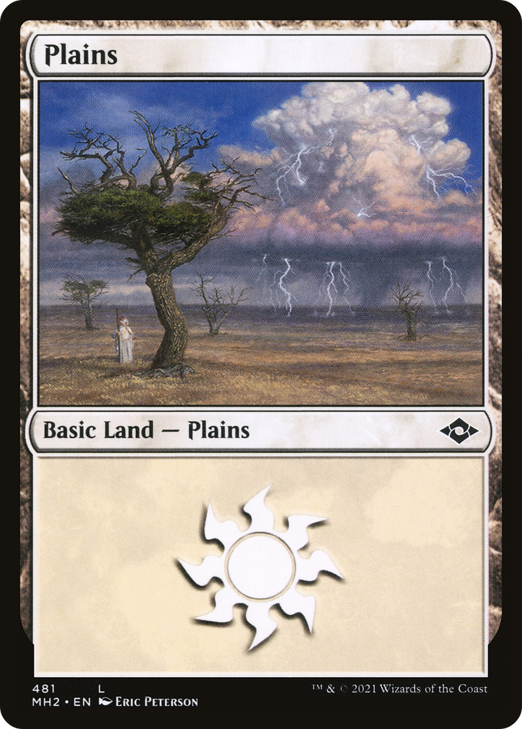 Plains (MH2-481) [Modern Horizons 2] MTG Single Modern Horizons 2