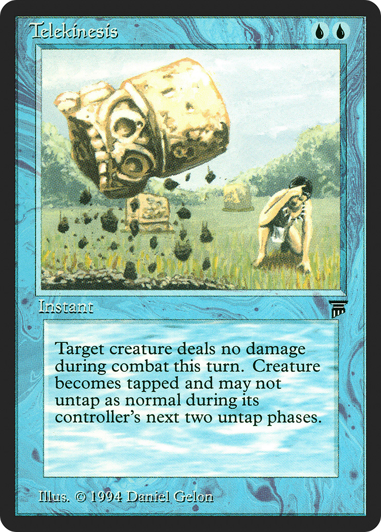 Telekinesis (LEG-) [Oldschool] Legends MTG Single Wizards of the Coast
