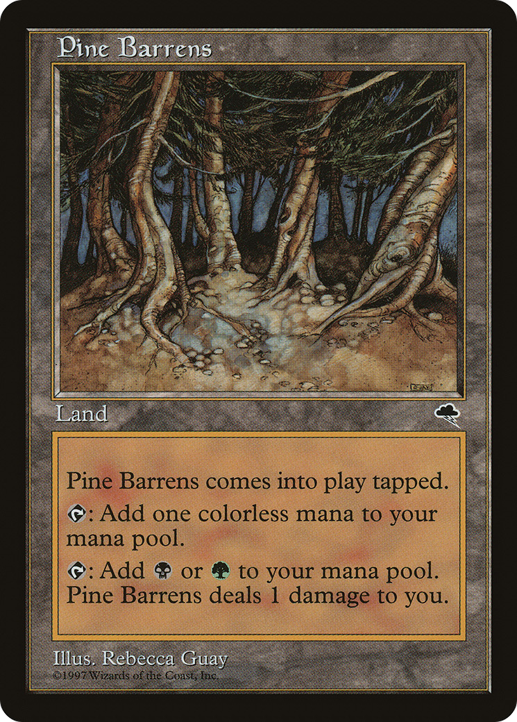 Pine Barrens (TMP-321) [Tempest] MTG Single Wizards of the Coast