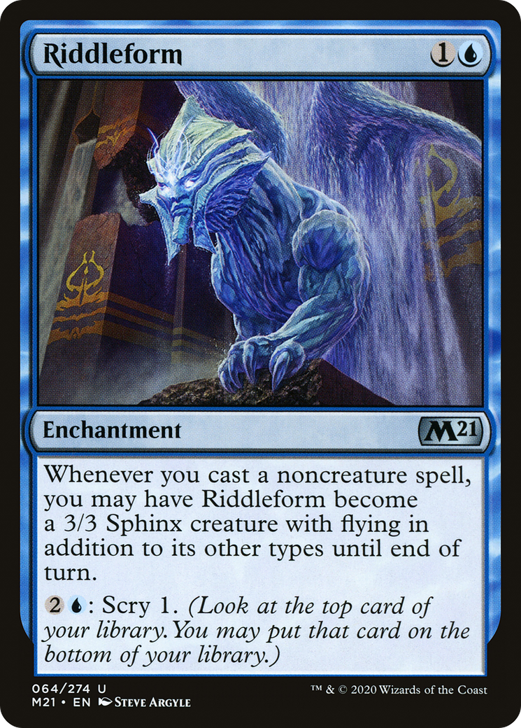 Riddleform (M21-064) [Core Set 2021] Foil MTG Single Wizards of the Coast