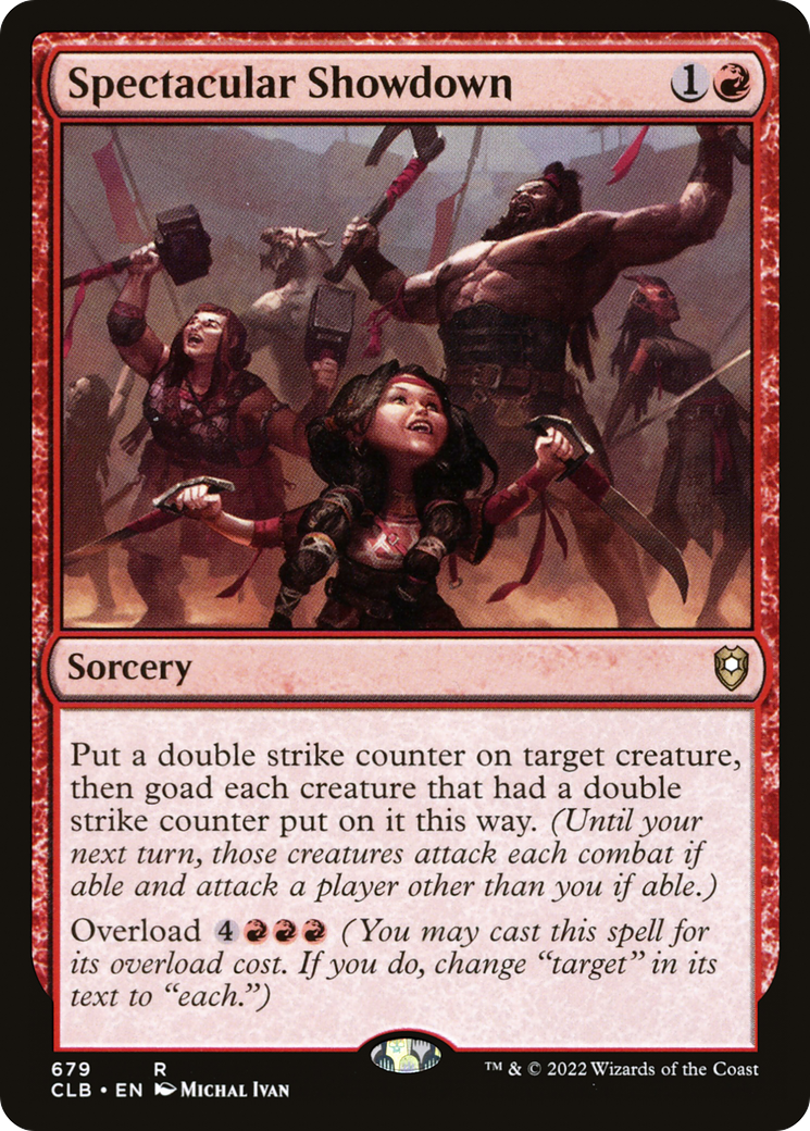 Spectacular Showdown (CLB-679) [Commander Legends: Battle for Baldur's Gate] MTG Single Wizards of the Coast