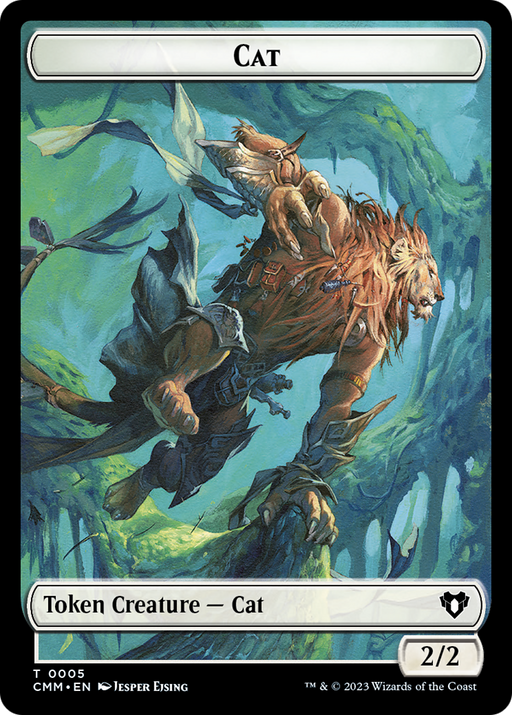 Cat (TCMM-005) [Tokens] Commander Masters Tokens MTG Single Wizards of the Coast