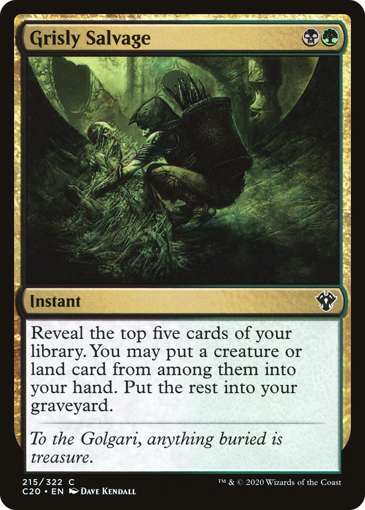 Grisly Salvage (C20-215) [Commander 2020] MTG Single Wizards of the Coast