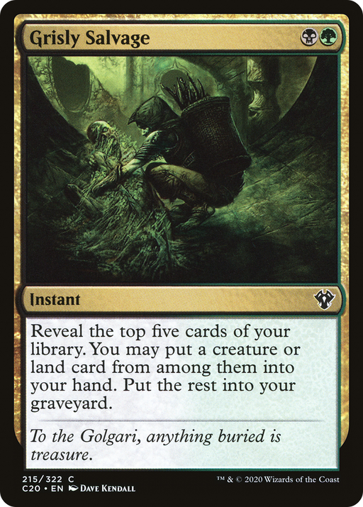 Grisly Salvage (C20-215) [Commander 2020] MTG Single Wizards of the Coast