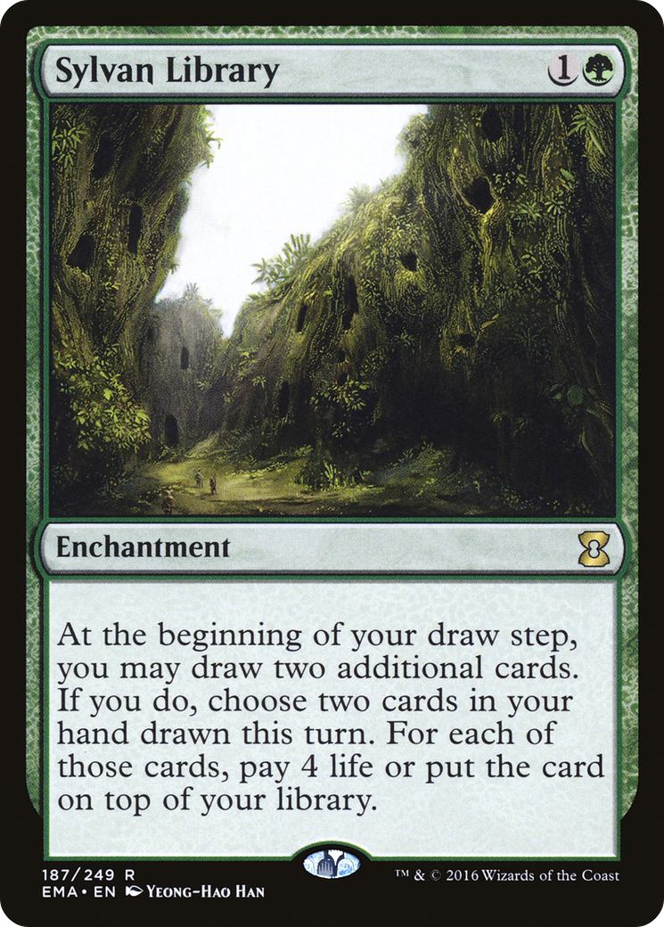 Sylvan Library (EMA-187) [Eternal Masters] Foil MTG Single Wizards of the Coast
