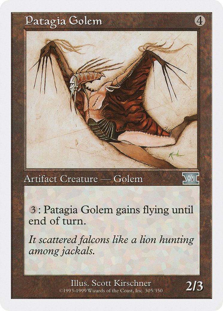Patagia Golem (6ED-305) [Classic Sixth Edition] MTG Single Wizards of the Coast