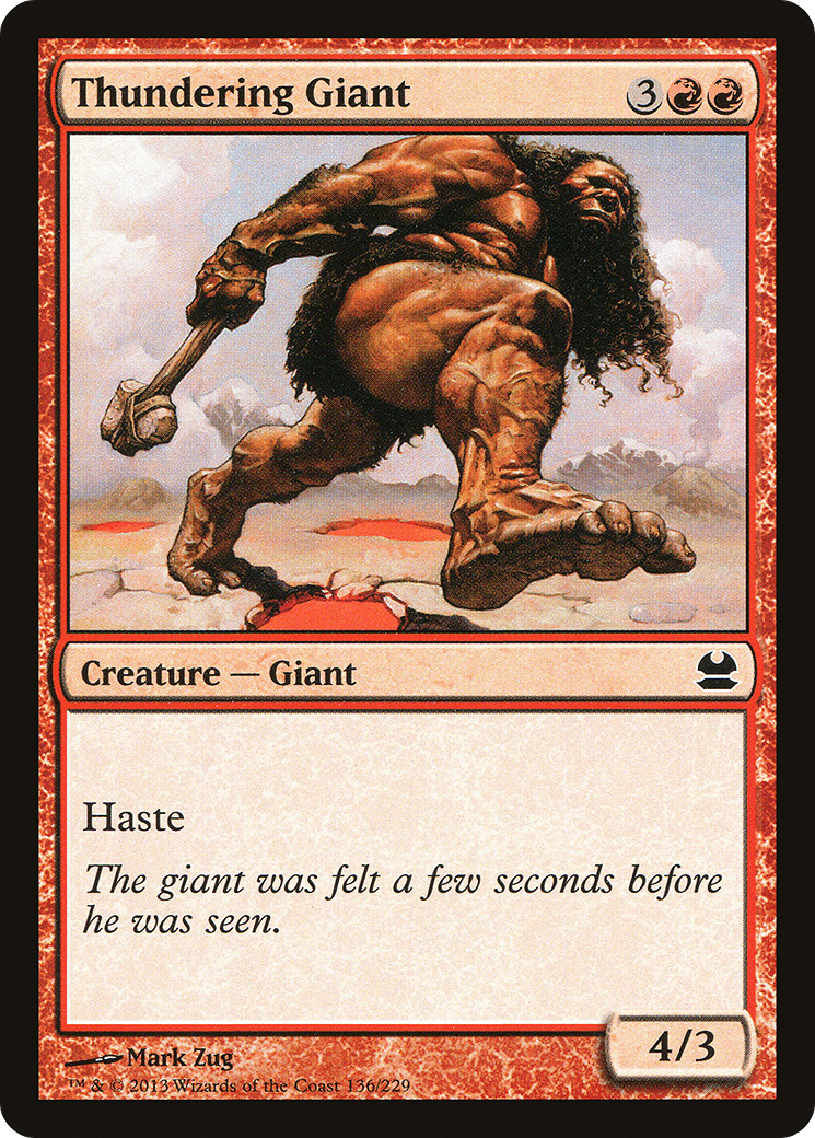 Thundering Giant (MMA-136) [Modern Masters] MTG Single Modern Masters
