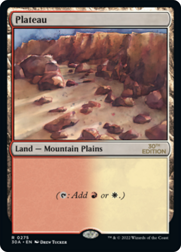 Plateau (30A-275) [30th Anniversary Edition] MTG Single Wizards of the Coast