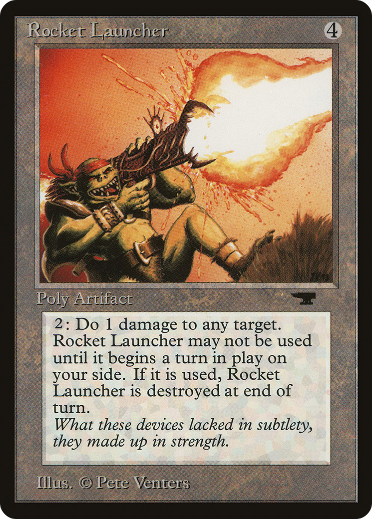 Rocket Launcher (ATQ-) [Oldschool] Antiquities MTG Single Wizards of the Coast
