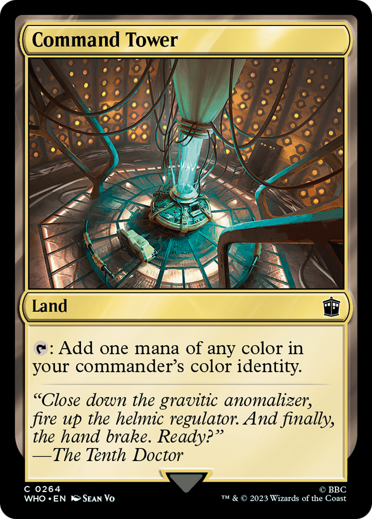 Command Tower (WHO-264) [Doctor Who] MTG Single Wizards of the Coast