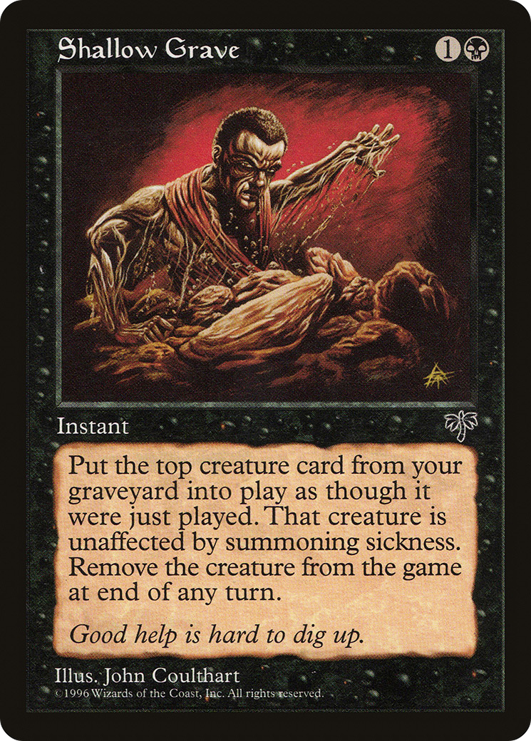 Shallow Grave (MIR-141) [Mirage] MTG Single Wizards of the Coast