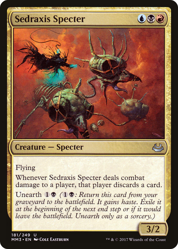 Sedraxis Specter (MM3-181) [Modern Masters 2017] Foil MTG Single Modern Masters 2017