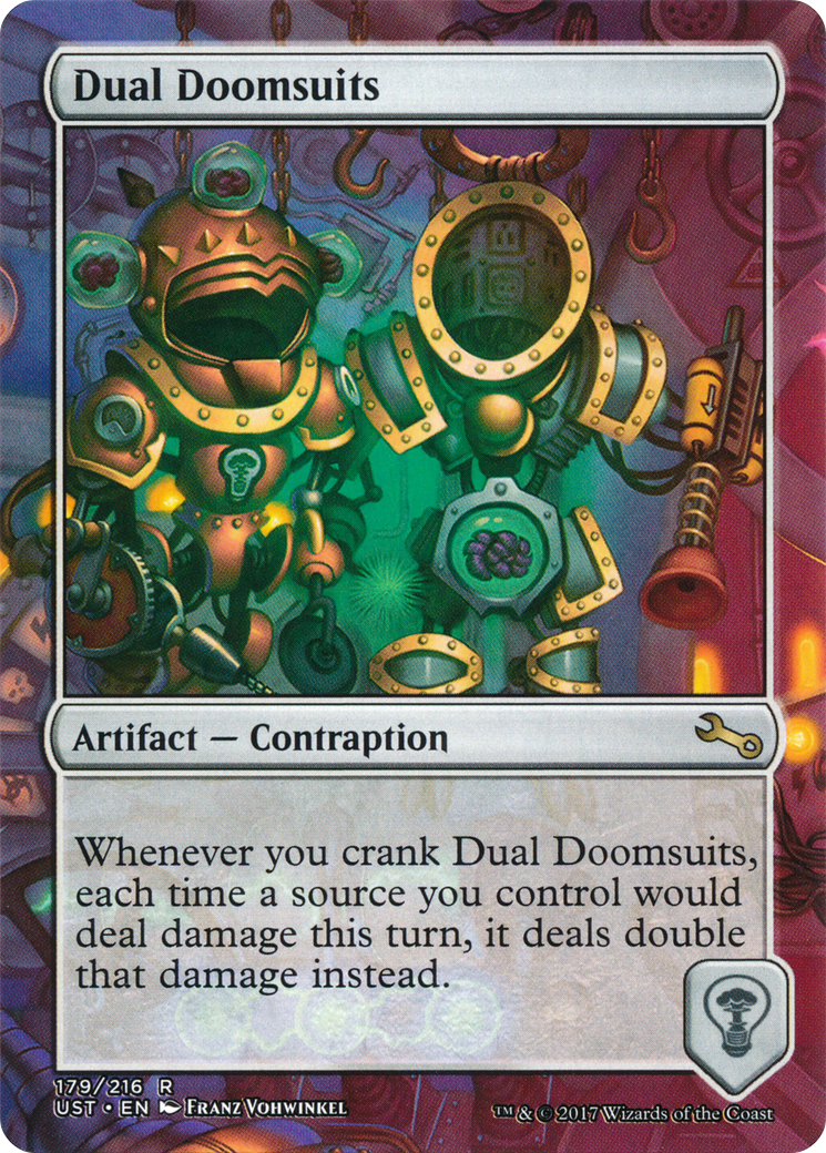 Dual Doomsuits (UST-179) [Unstable] (Borderless) Foil MTG Single Wizards of the Coast