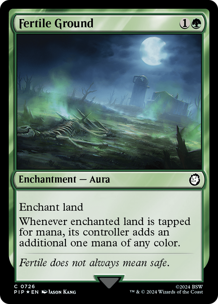 Fertile Ground (Surge Foil) (PIP-726) [Fallout] Foil MTG Single Wizards of the Coast