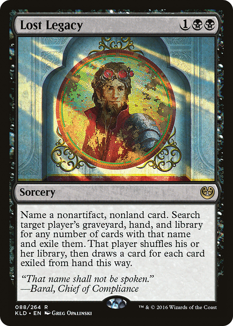Lost Legacy (KLD-088) [Kaladesh] Foil MTG Single Wizards of the Coast