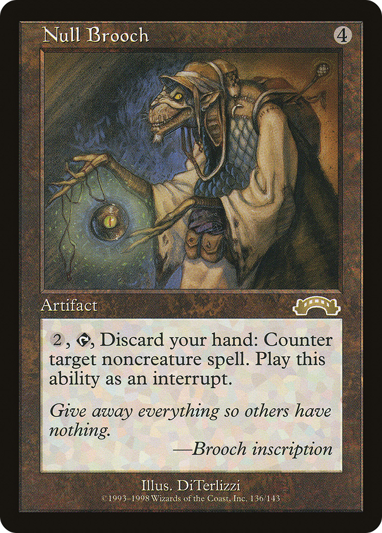 Null Brooch (EXO-136) [Exodus] MTG Single Wizards of the Coast