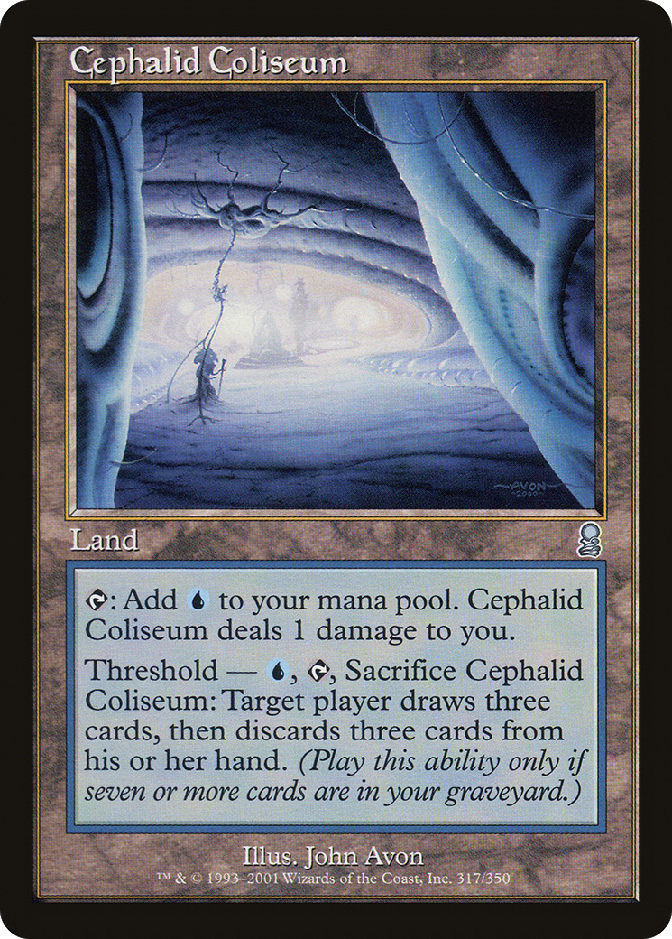 Cephalid Coliseum (ODY-317) [Odyssey] Foil MTG Single Wizards of the Coast