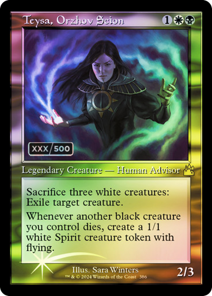 Teysa, Orzhov Scion (Serial Numbered) (RVR-386) [Ravnica Remastered] Foil MTG Single Wizards of the Coast