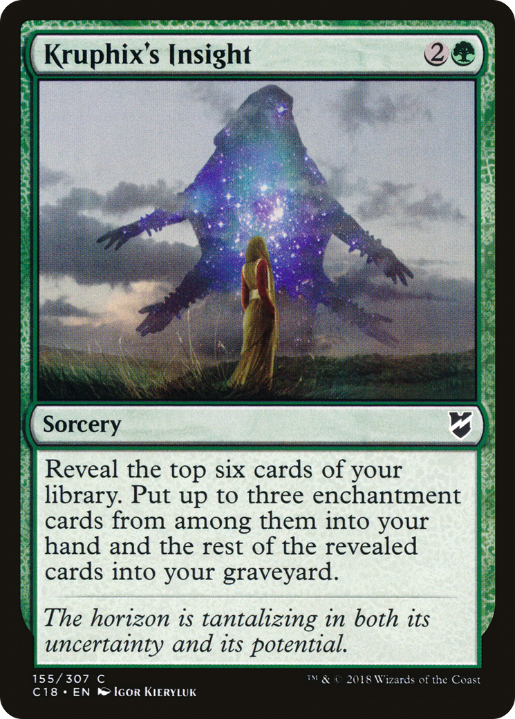 Kruphix's Insight (C18-155) [Commander 2018] MTG Single Wizards of the Coast