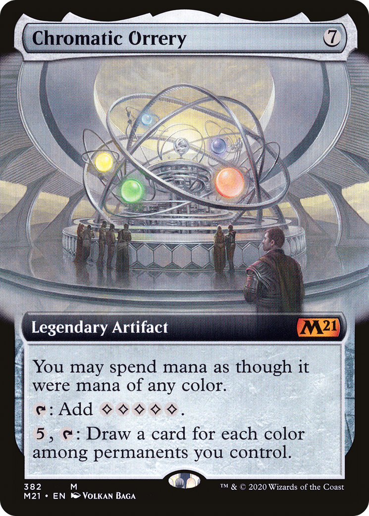 Chromatic Orrery (M21-382) [Core Set 2021] (Extended Art) MTG Single Wizards of the Coast