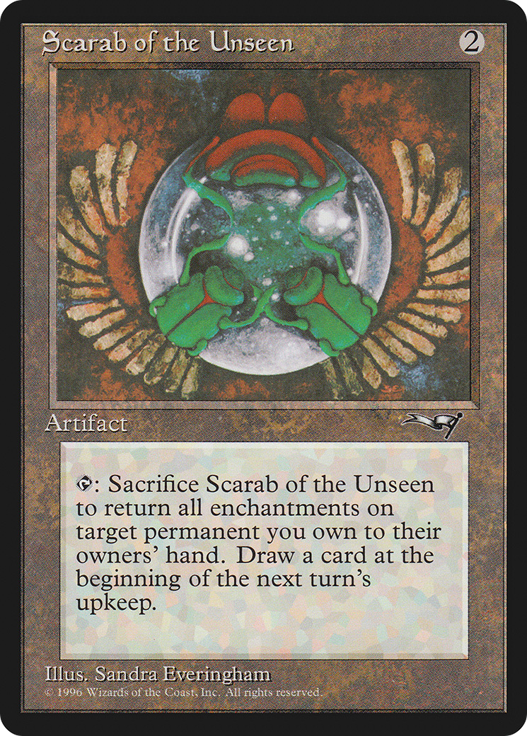 Scarab of the Unseen (ALL-128) [Alliances] MTG Single Wizards of the Coast