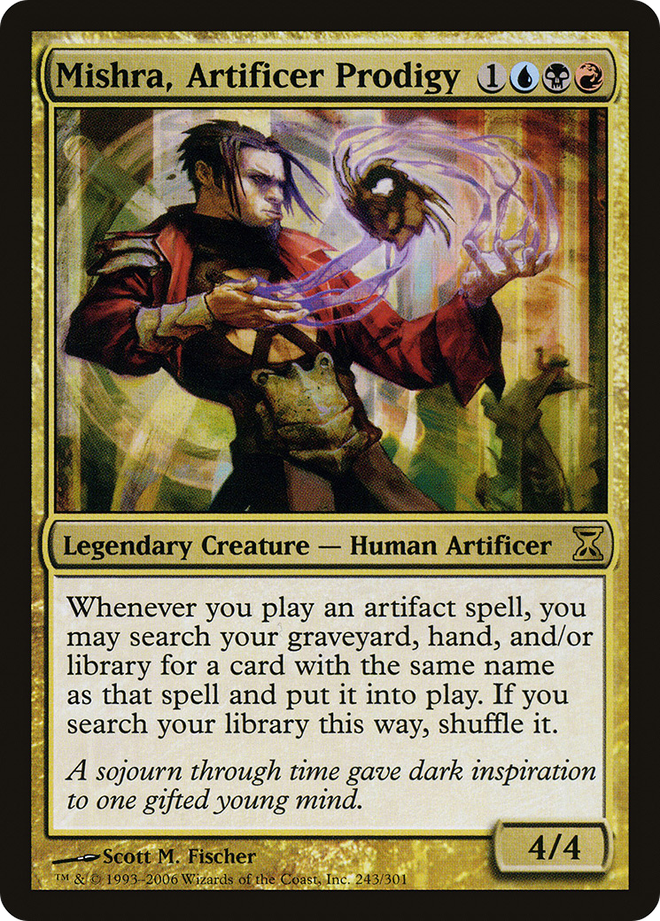 Mishra, Artificer Prodigy (TSP-243) [Time Spiral] Foil MTG Single Wizards of the Coast
