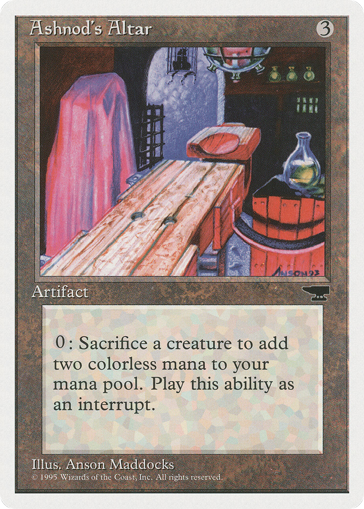 Ashnod's Altar (CHR-) [Chronicles] MTG Single Wizards of the Coast