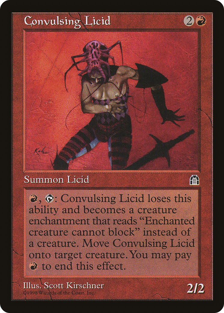 Convulsing Licid (STH-077) [Stronghold] MTG Single Wizards of the Coast