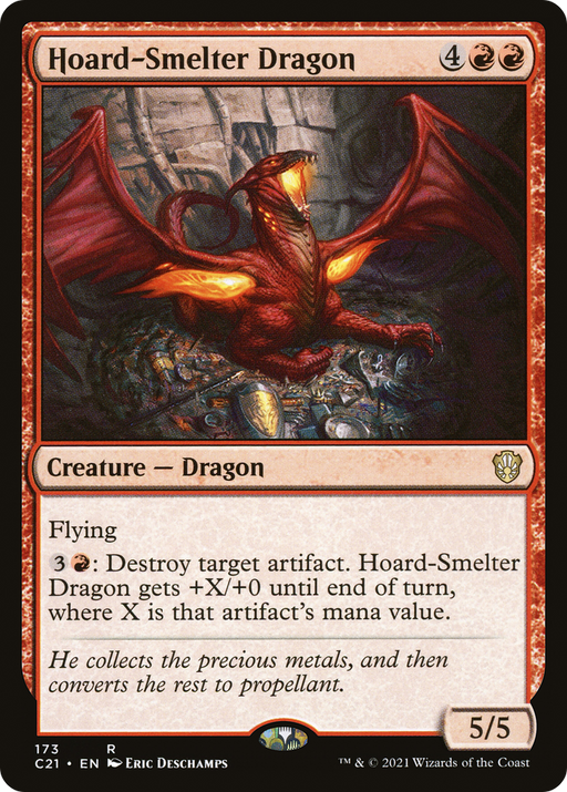 Hoard-Smelter Dragon [Commander 2021] MTG Single Magic: The Gathering