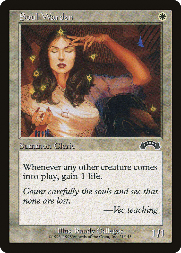 Soul Warden (EXO-021) [Exodus] MTG Single Wizards of the Coast