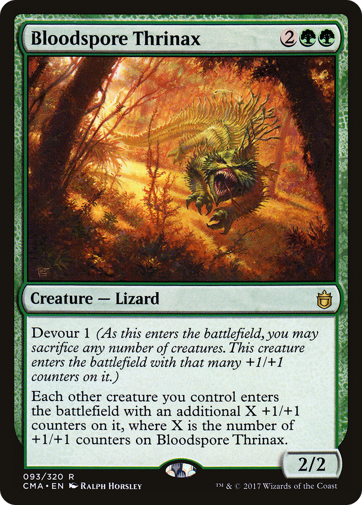 Bloodspore Thrinax (CMA-093) [Commander Anthology] MTG Single Wizards of the Coast