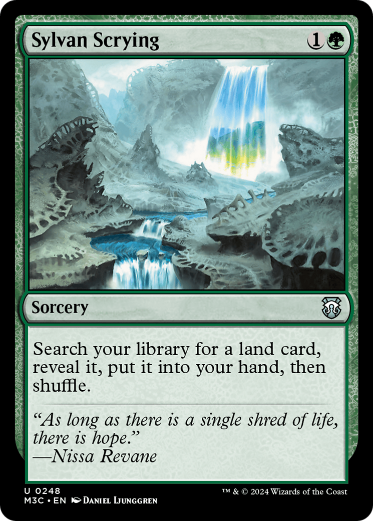 Sylvan Scrying (M3C-248) [Modern Horizons 3 Commander] MTG Single Wizards of the Coast