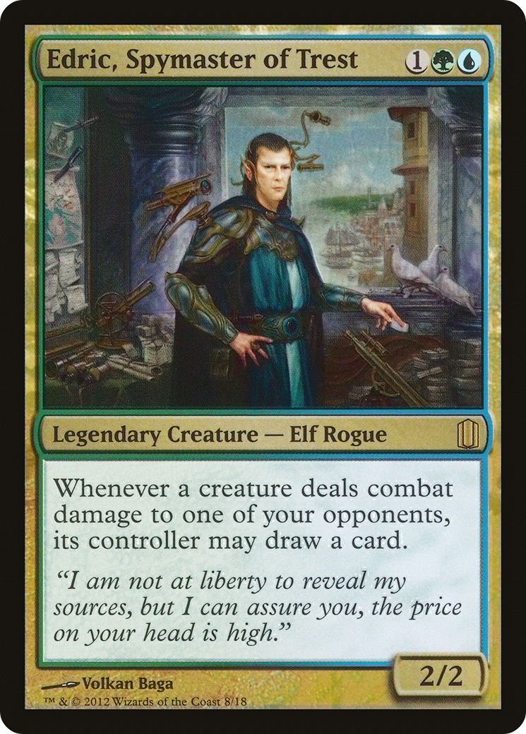Edric, Spymaster of Trest (CM1-008) [Misc] Commander's Arsenal Foil MTG Single Wizards of the Coast